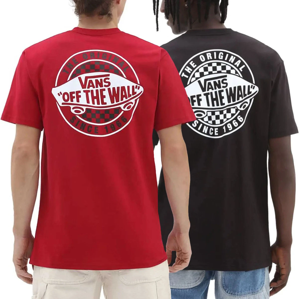 Vans Mens Off The Wall OG 66 Short Sleeve Crew Neck Cotton T-Shirt Top Tee  | eBay
