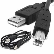 USB PRINTER CABLE 5FT 2.0 CORD TYPE A MALE to B MALE 5 FT A-B for EPSON HP DELL