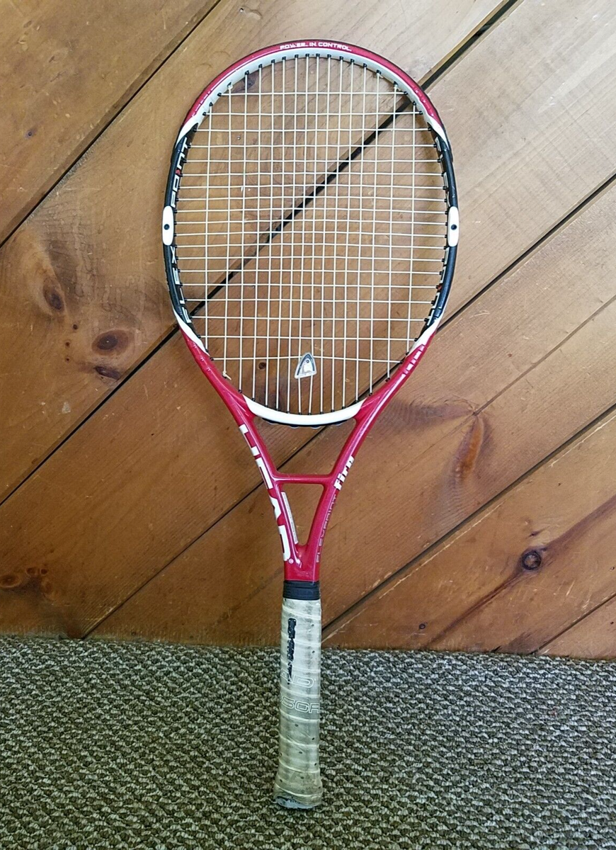 Head Flexpoint Fire Tennis Racquet L1 FXP 60 lbs Red | eBay