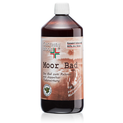 CRISTINEN MOOR Moor Bad 1 L für zuhause, mit Naturmoor und Menthol