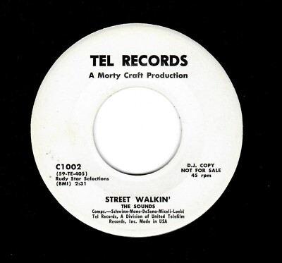 R & R INSTRUMENTAL-SOUNDS-STREET WALKIN'/BILLY BOY HOP-TEL 1002