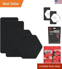 Strong Adhesive GORE-TEX Repair Patches: Hexagon  Rectangle Shapes 2.5" each 
