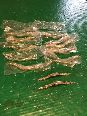 Lot of 12 New Decorite PB Polished Brass Gold Cabinet Drawer Pull Handle 53456PB
