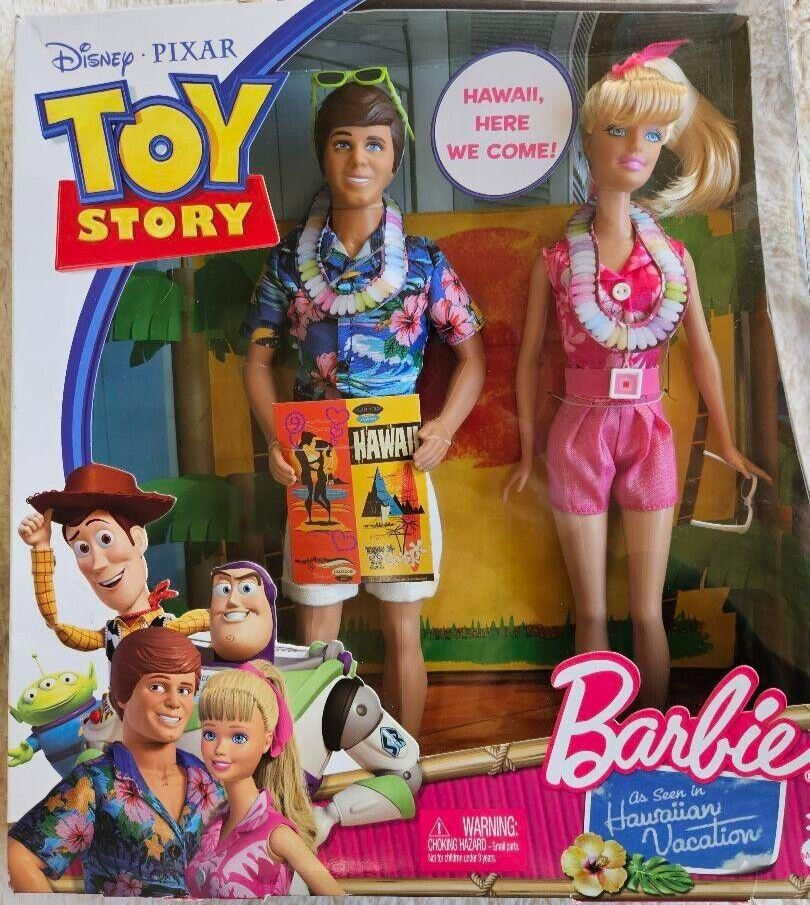 Toy Story 3 Barbie Ken Hawaiian Vacations Figure Disney Pixar