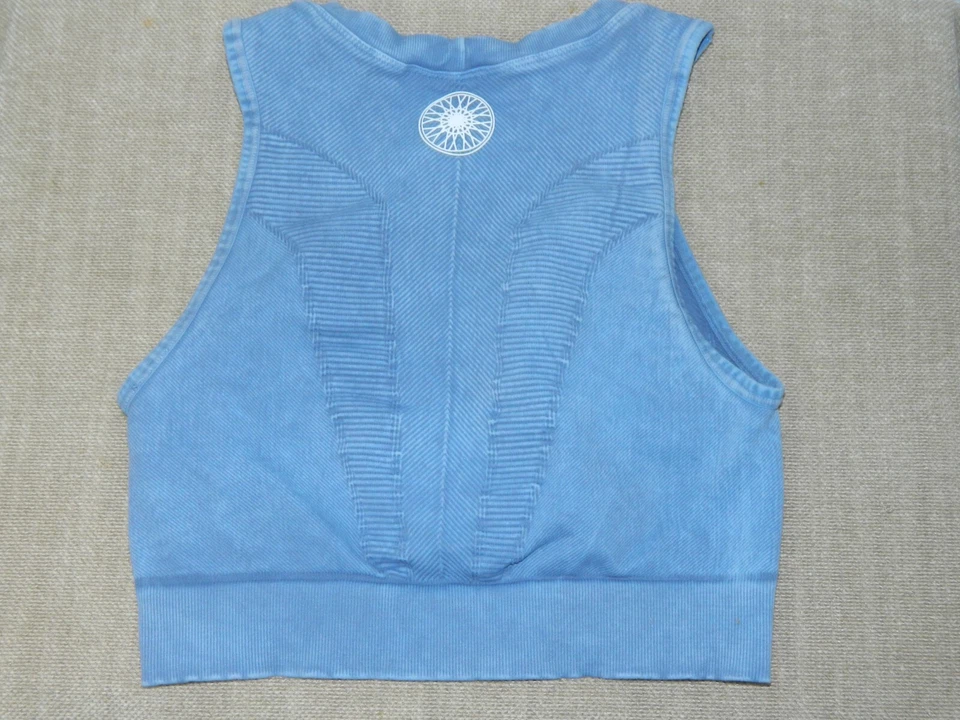 Sutiã esportivo Soul Cycle tamanho pequeno azul regata atlética lazer - Imagem 2 de 4