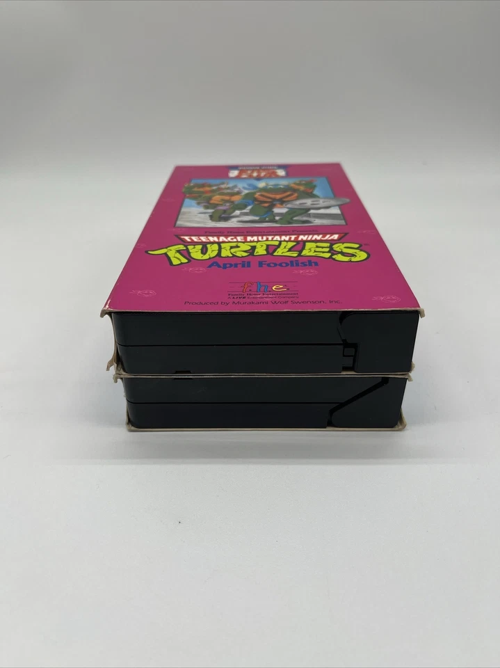 Vintage Teenage Mutant Ninja Turtles Burger King Kids Club VHS Tape Lot TESTED Foto 4 de 4