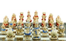 ALICE IN WONDERLAND CHESS SET,  LATEX MOULDS 