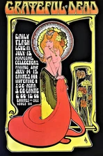 Grateful Dead Concert Poster - 12" x 18"  Color Poster
