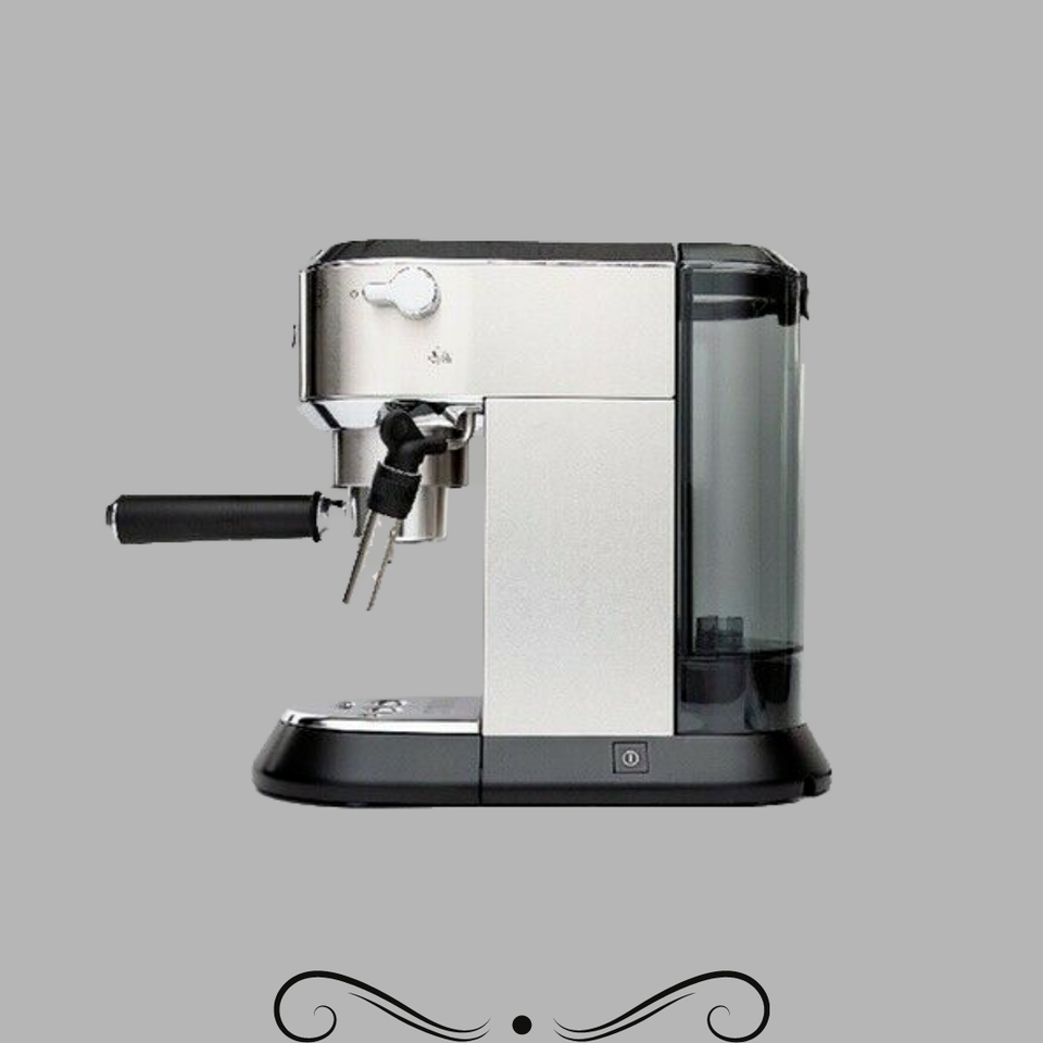 DeLonghi America EC685M Dedica Deluxe Espresso Maker, Silver