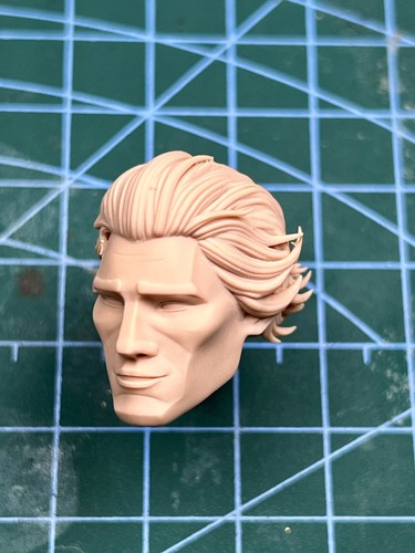 1/12 Unpainted 2099 Spider-man Miguel O'Hara Head Carved Fit ML Action Figure - Picture 14 of 21