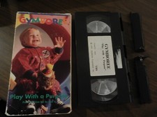 GYMBOREE VHS PLAY WITH A PURPOSE 1993 BROKEN TAPE PROTECTOR NOT TESTED