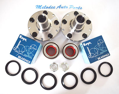  REAR Wheel Hub W/ KOYO Wheel Bearing Set For SUBARU Impreza / Legacy / Forester