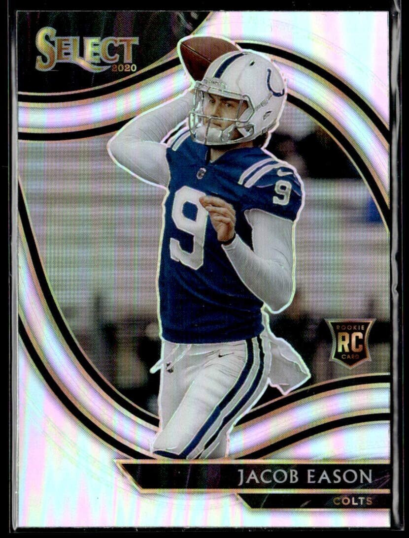 2020 Panini Select NFL #348 Jacob Eason Silver Prizm Field Level Rookie Colts