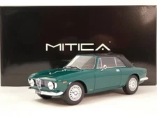Mitica Alfa Romeo Giulia 1600 GTC Cabriolet Closed Green 1964 1/18 MITICA10089