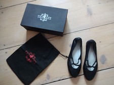 Truman's Ballerina Halbschuh Damen schwarz Gr. 38,5