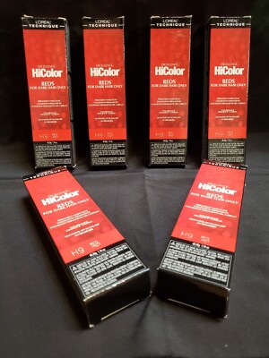 L'Oreal Excellence Permanent Creme Hicolor H9 Red Hot 1.74oz (6 Pack)
