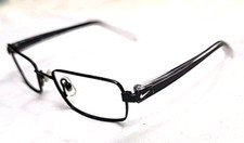 Nike 4674 004 Kids Black Rectangle Eyeglasses Frame 48-17 135