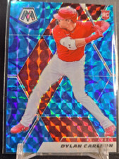 2021 Mosaic DYLAN CARLSON Cardinals Rookie RC Reactive Blue Mosaic