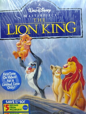 The Lion King (VHS, 1995) hakuna matata Simba, pumbaa, timon