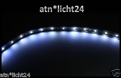 120cm mit 60x SMD LED Leiste Strip Lichtleiste 24V LKW Xenon Weiß selbstklebend
