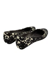 Kenneth Cole Reaction Slipified Dalmation Slip On Leather Shoes Flats Womens 7.5