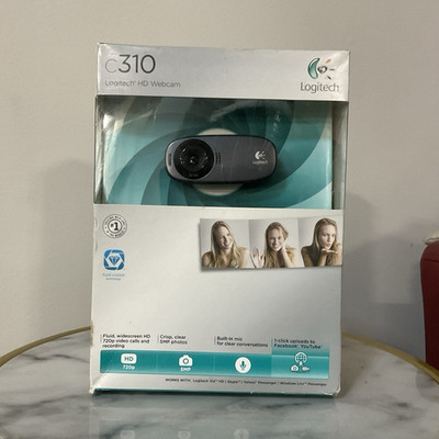 Logitech C310 Black HD Webcam 720p 30fps 5MP USB 2.0 Built-In Mic