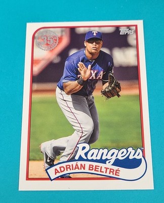 2024 Topps '89  35th Anniv #89B2-25 Adrián Beltré Rangers BASEBALL Card 5C