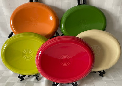 Retired FIESTA Soap Dish Tray ~ CHOOSE COLOR ~ Vanity Jewelry Keys Change Holder