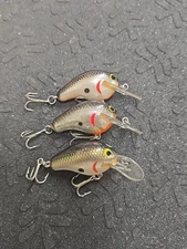 (3) Vintage Bagley Killer B1 B 1 Crankbait Fishing Lures Lot Of 3
