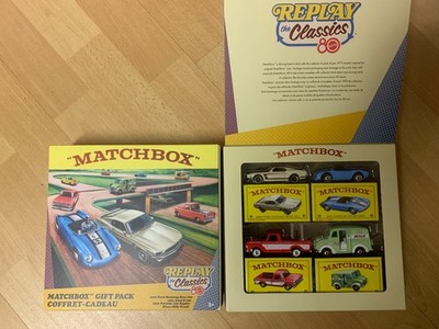 Matchbox Mattel 80. Jubiläum 4er-Pack Replay the Classics Giftset Import JHB37
