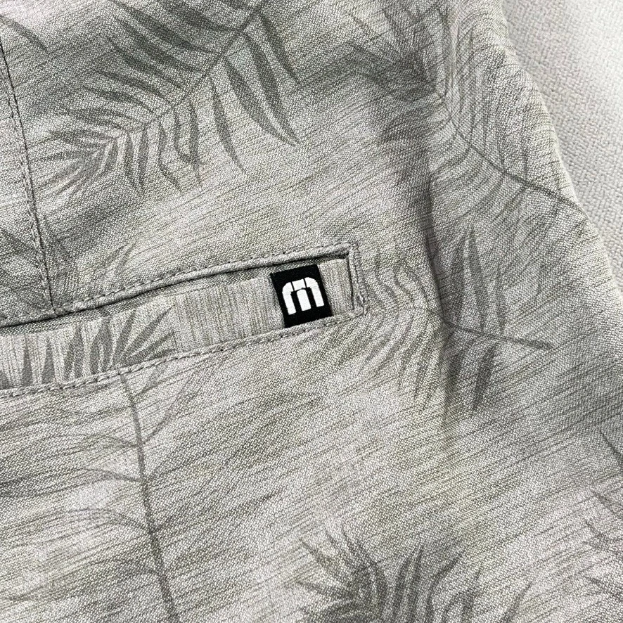 Pantalones de golf Travis Mathew para hombre 36 gris estampado de hojas elásticos ligeros de secado rápido Foto 4 de 4