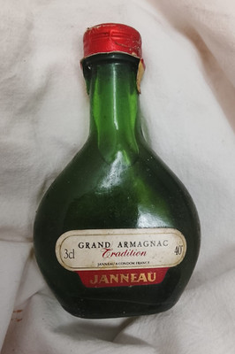 2 Antique Armagnac Janneau Mignonettes