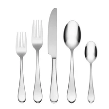 Icarus 45-Piece Flatware Set, Service for 8, Silver