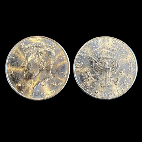 2003 D Kennedy Half Dollar - UNC BU - Brilliant to Gem Uncirculated