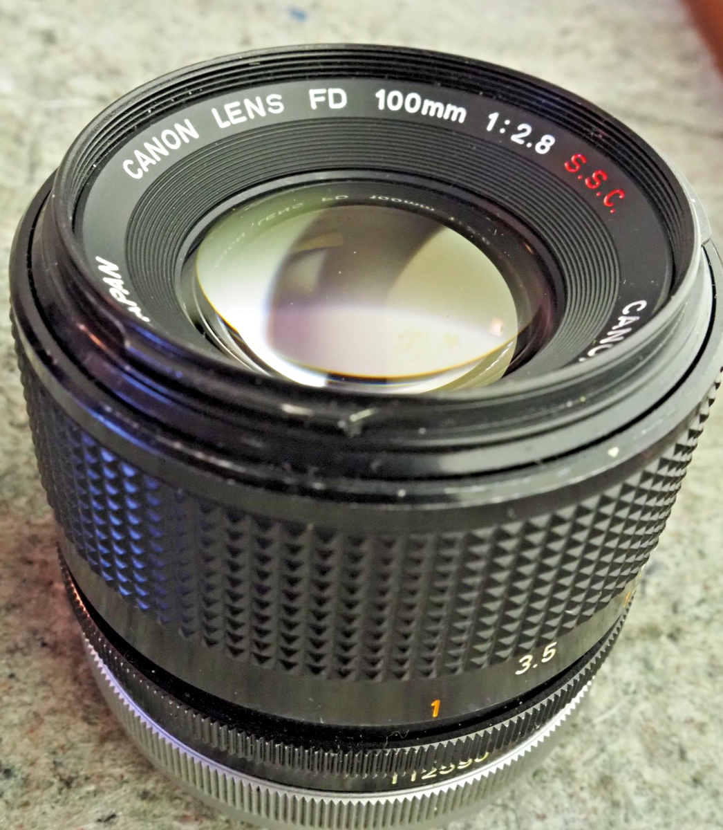 Canon A-1 、FD 100mm 2.8 SSC Z126 CANON FD 100mm f/2.8 S.S.C. Portrait Lens for AE-1 A-1 F-1 | eBay
