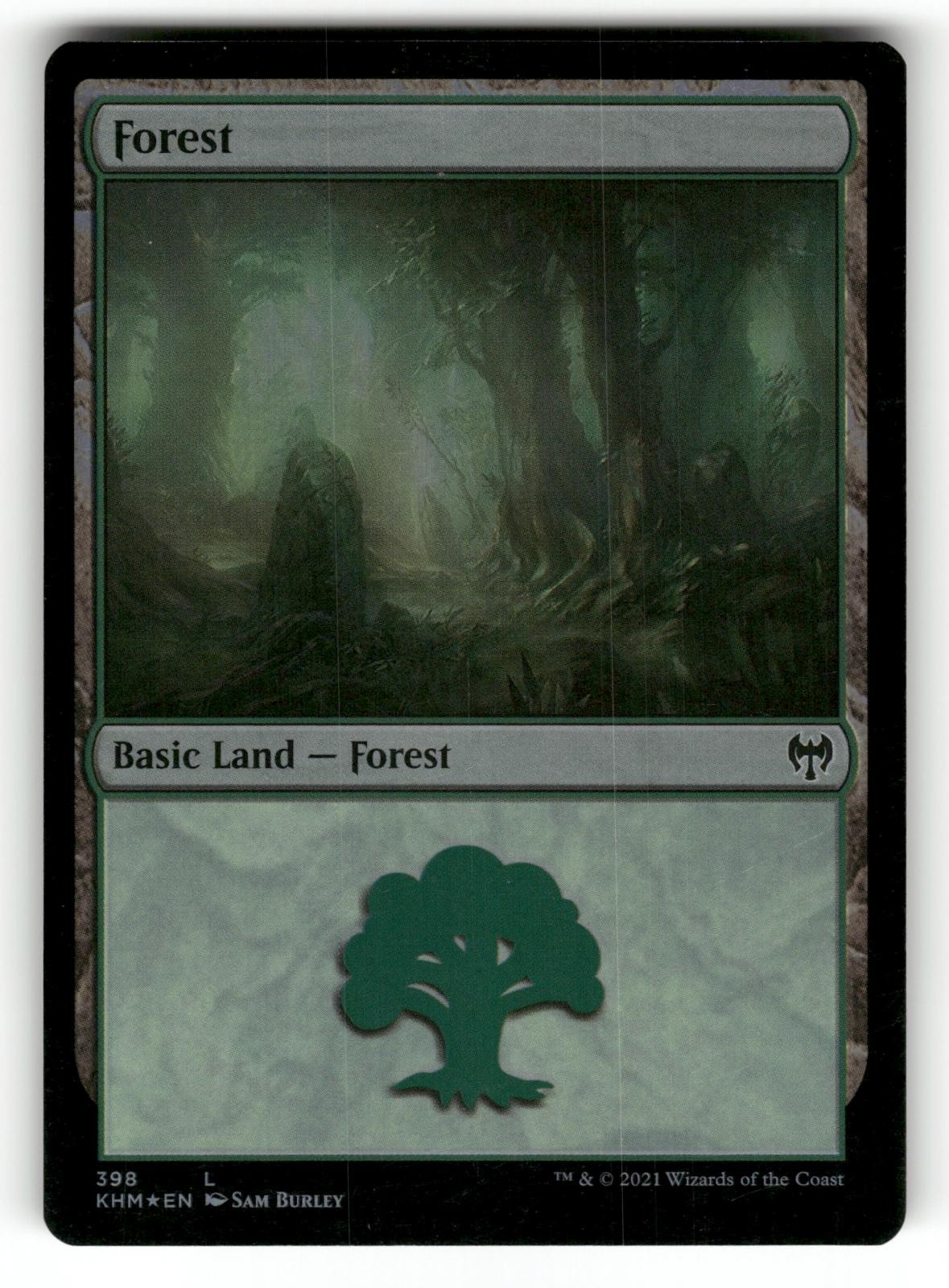 Forest LP 398 Foil Kaldheim Magic: The Gathering Land