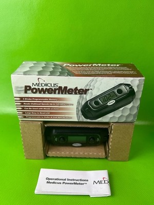 Medicus Power Meter Golf Club Speed Indicator For Faster Swing NEW In Box