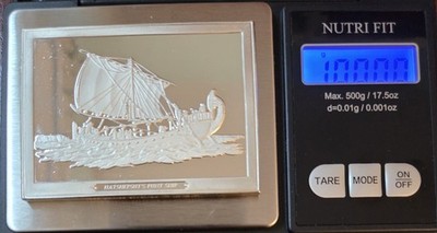 1973 3.12oz Silver Bar Franklin Mint 