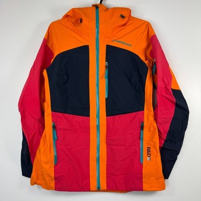 Peak Performance Gore-Tex R&D Women's Ski Jacket Orange Size S