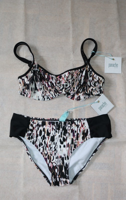 PANACHE Bikini Set  Bügel Oberteil 75 D / Bikinislip Gr.M Neu mit Etikett