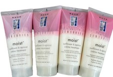 4X RUSK SENSORIES MOIST SUNFLOWER  APRICOT CREME TREATMENT 5.3 Oz Each