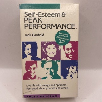 Self Esteem Peak Performance - Jack Canfield 6 Audio Cassette Tape Audiobook
