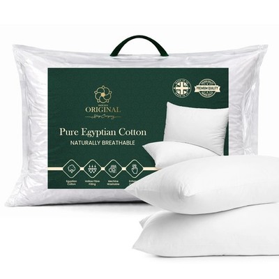 Hotelqualität Ägyptische Baumwolle Kissen Paar, Weich Luxus Bett Kissen 2er Pack