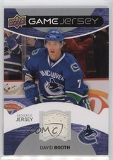 2012-13 Upper Deck Game Jersey David Booth #GJ-DV