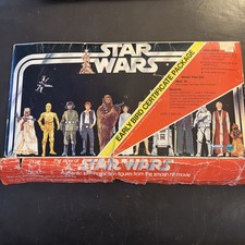 Star Wars Vintage Kenner Early Bird Certificate Stand Box Set - 1977   4 Figures