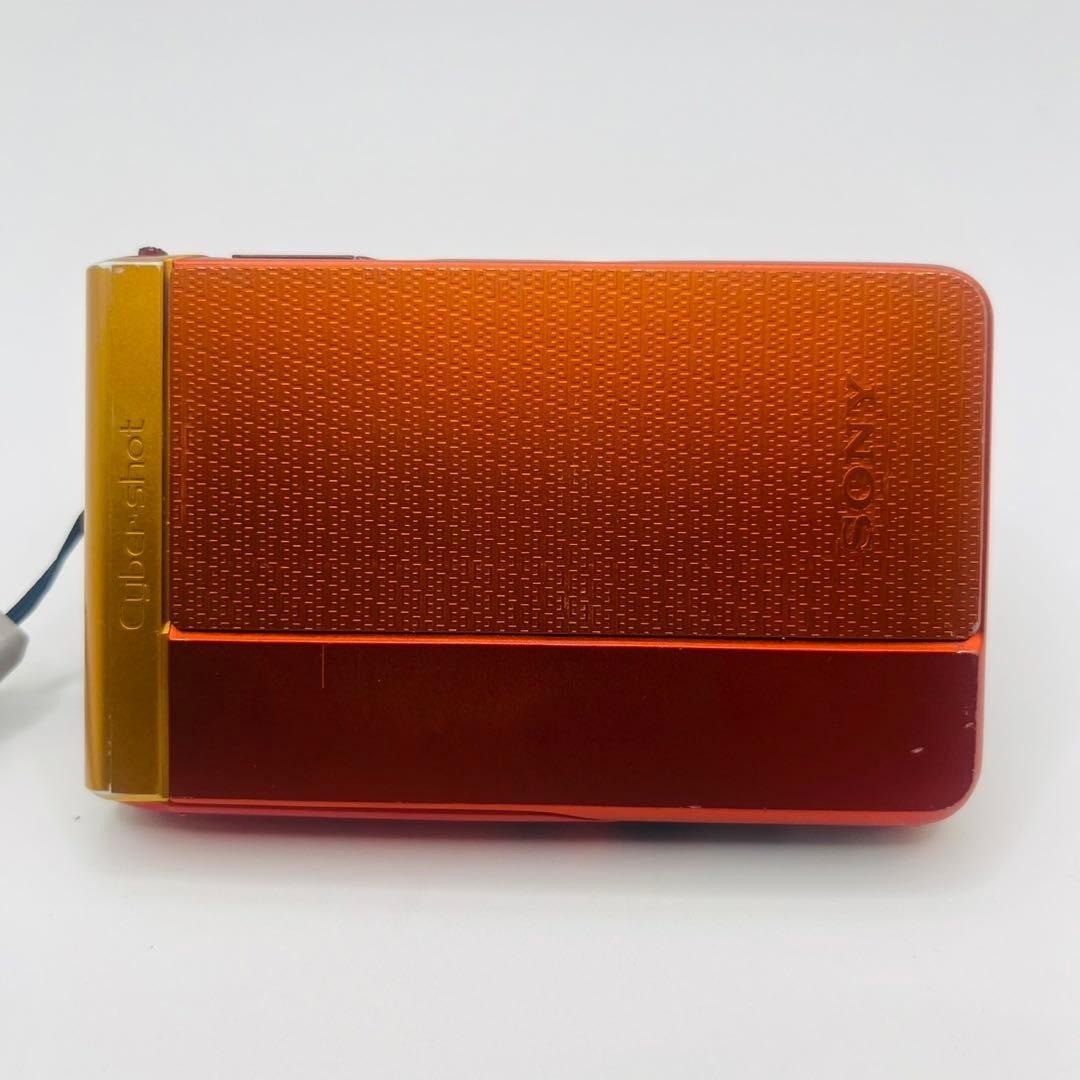 SONY Cyber-shot オレンジ Sony Cyber-shot DSC-TX30 18.2MP Digital Camera - Orange