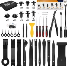 200Pcs Trim Removal Tool, Push Pin Bumper Retainer Clip Set Fastener Terminal Re