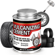 Chemical Vulcanizing Cement 8.5fl.oz Heavy Duty Rubber Cement Glue With Brush