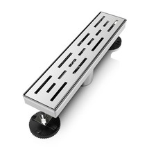 12 Inch Linear Shower Drain Rectangular Floor Drain with Accessories Rainline...