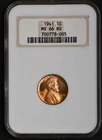 1941 Wheat Cent NGC MS 66 RD